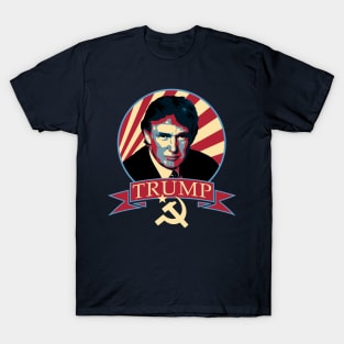 Donald Trump Communist Propaganda Parody T-Shirt